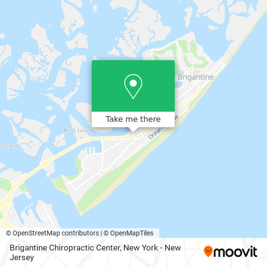 Brigantine Chiropractic Center map