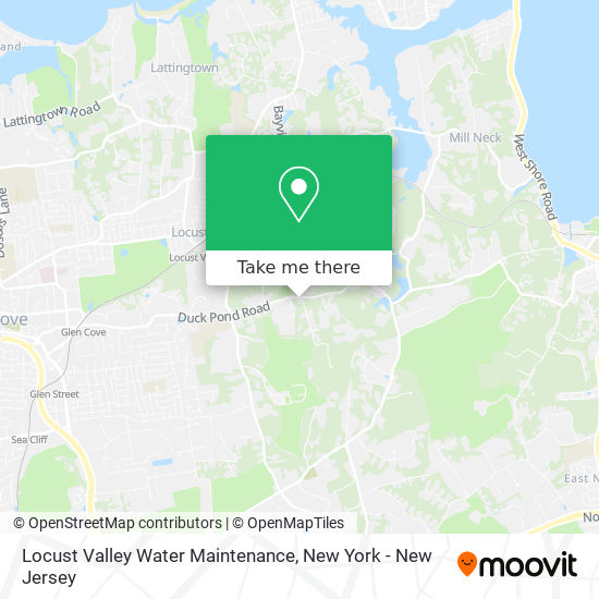 Mapa de Locust Valley Water Maintenance