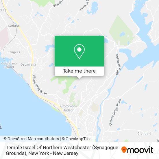 Temple Israel Of Northern Westchester (Synagogue Grounds) map