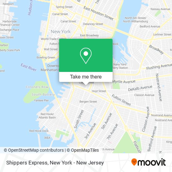 Shippers Express map