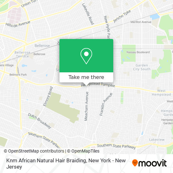 Knm African Natural Hair Braiding map