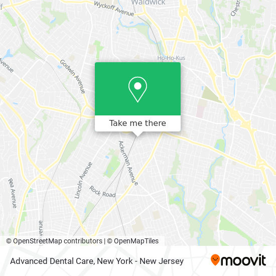 Advanced Dental Care map