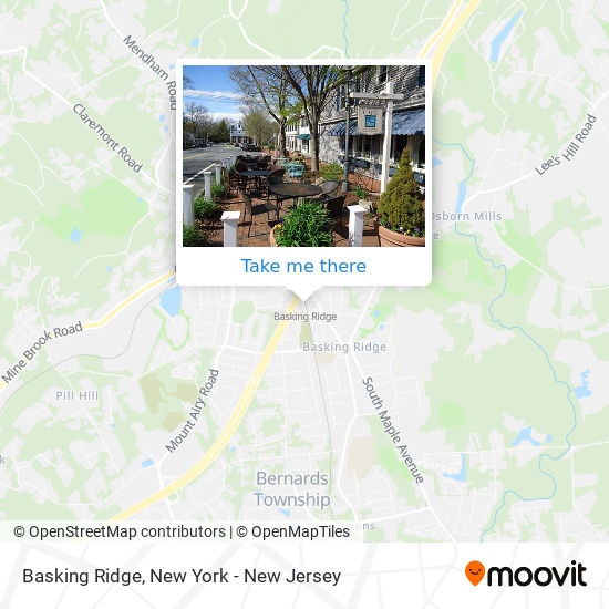 Basking Ridge map