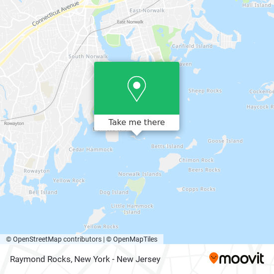 Mapa de Raymond Rocks