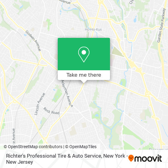 Richter's Professional Tire & Auto Service map