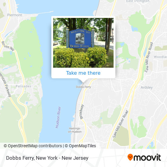 Dobbs Ferry map