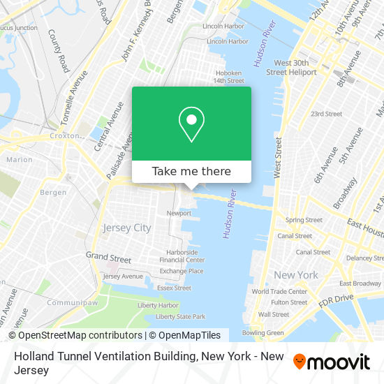 Mapa de Holland Tunnel Ventilation Building