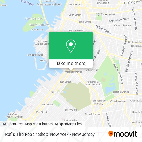 Mapa de Rafi's Tire Repair Shop