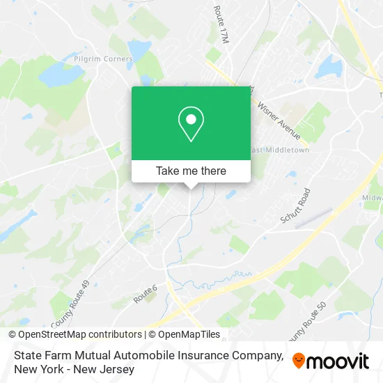 State Farm Mutual Automobile Insurance Company map