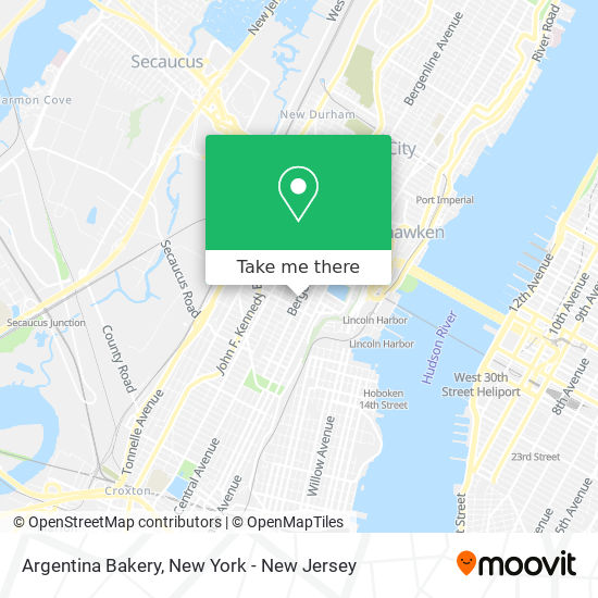 Mapa de Argentina Bakery