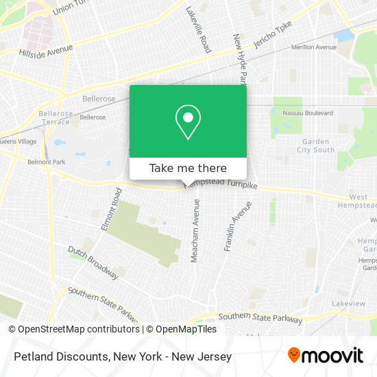 Petland Discounts map