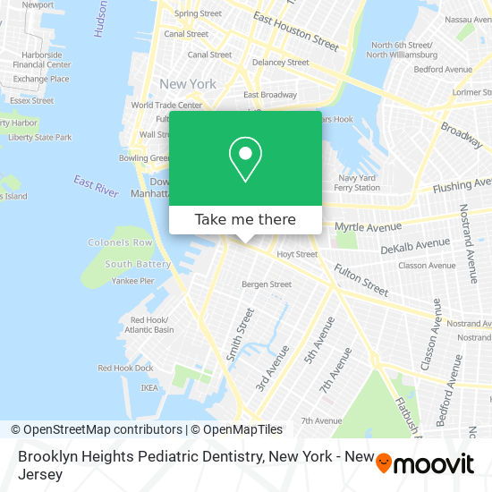 Brooklyn Heights Pediatric Dentistry map