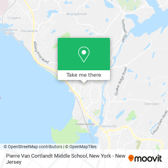 Pierre Van Cortlandt Middle School map