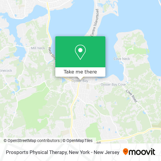 Prosports Physical Therapy map