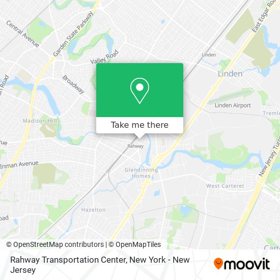 Mapa de Rahway Transportation Center