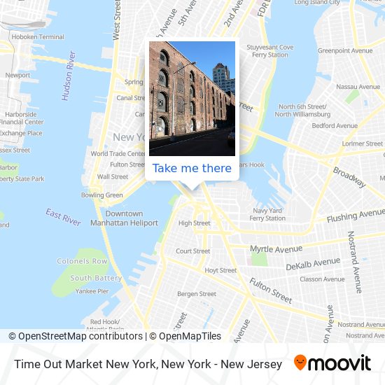 Time Out Market New York map