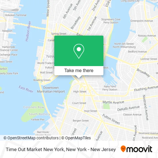 Time Out Market New York map