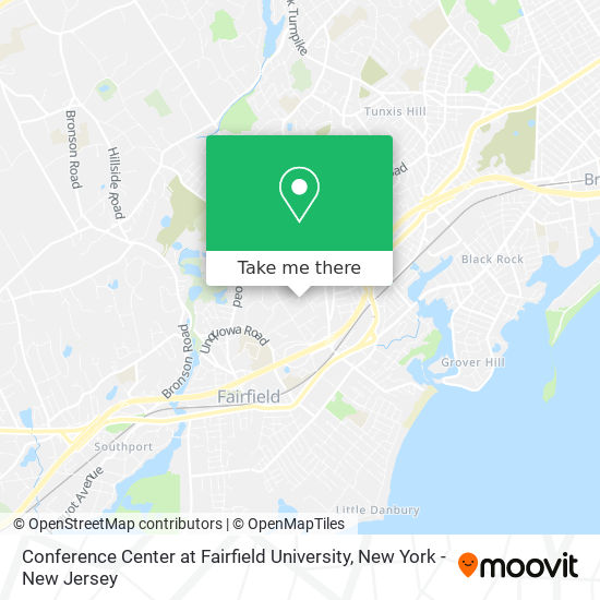 Mapa de Conference Center at Fairfield University