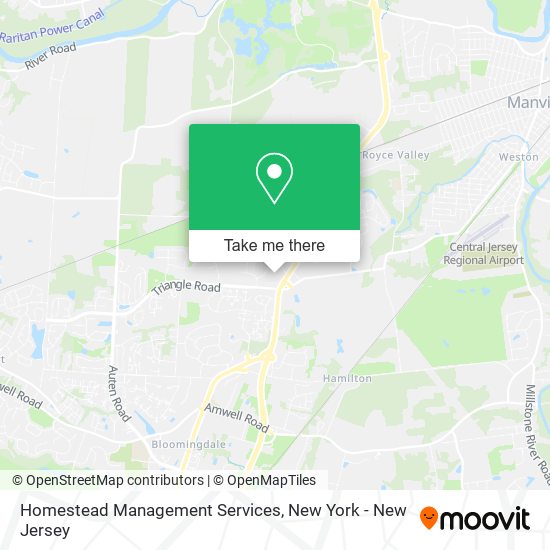 Homestead Management Services map