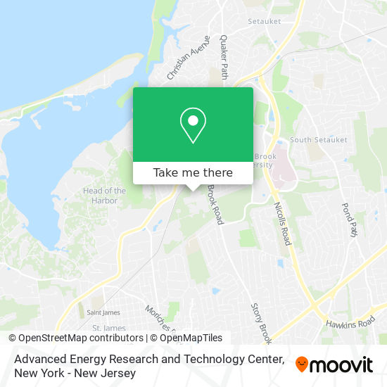 Mapa de Advanced Energy Research and Technology Center