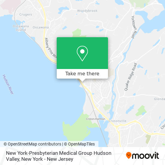 Mapa de New York-Presbyterian Medical Group Hudson Valley