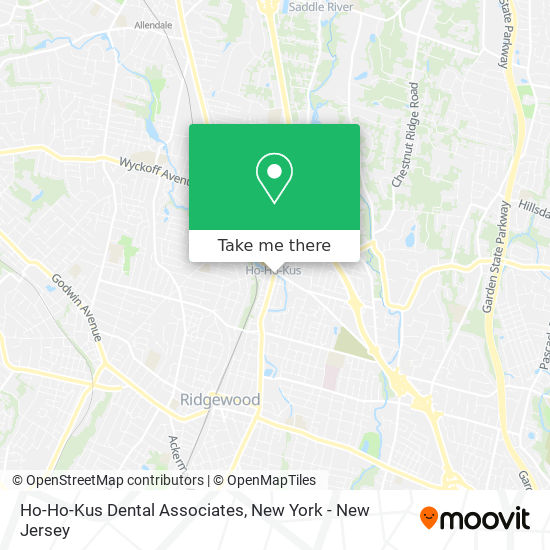 Mapa de Ho-Ho-Kus Dental Associates