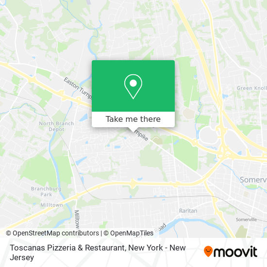 Toscanas Pizzeria & Restaurant map