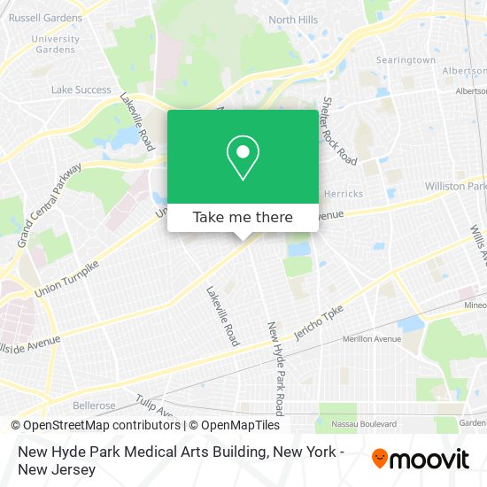 New Hyde Park Medical Arts Building map