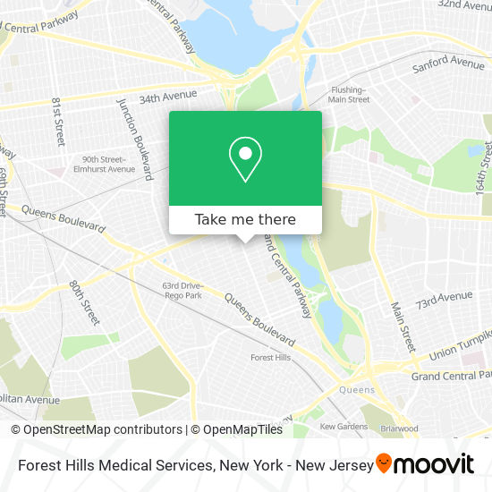 Mapa de Forest Hills Medical Services