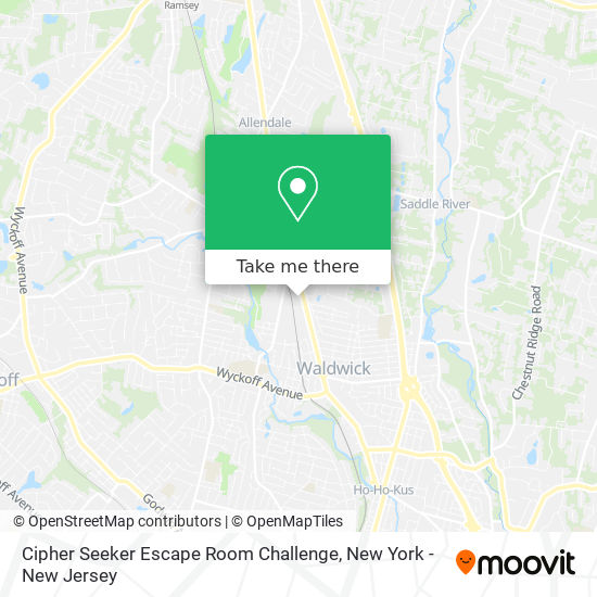 Cipher Seeker Escape Room Challenge map