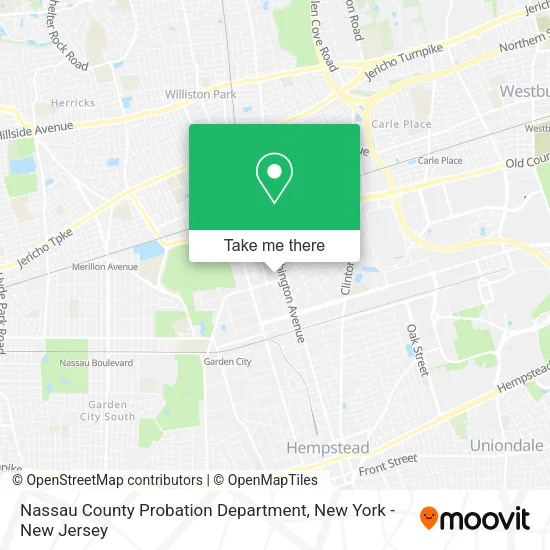 Nassau County Probation Department map