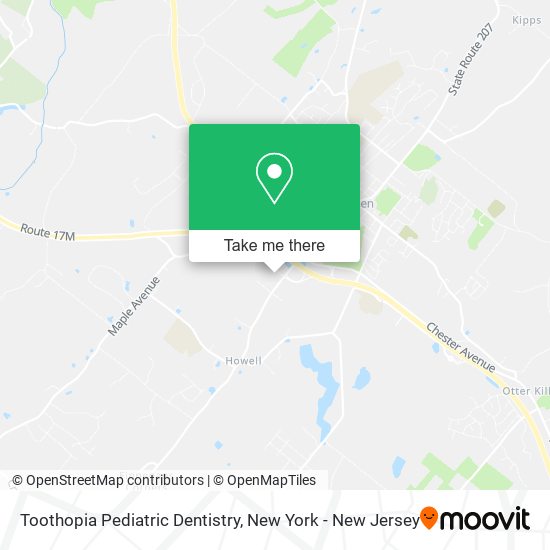 Mapa de Toothopia Pediatric Dentistry
