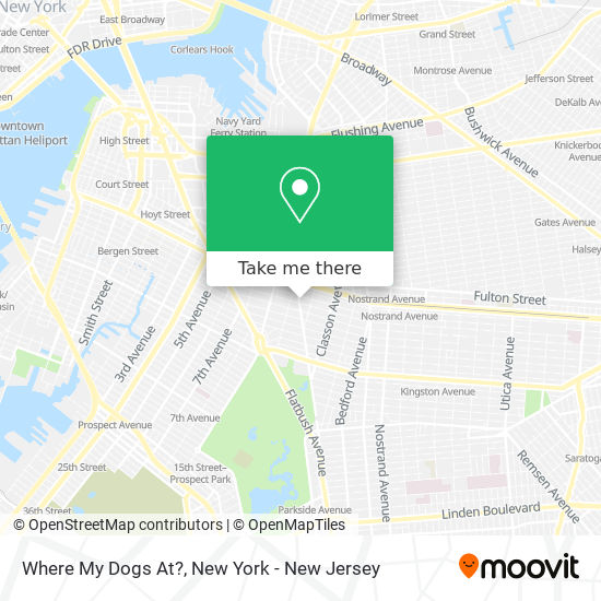 Mapa de Where My Dogs At?