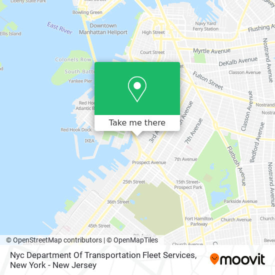 Nyc Department Of Transportation Fleet Services map