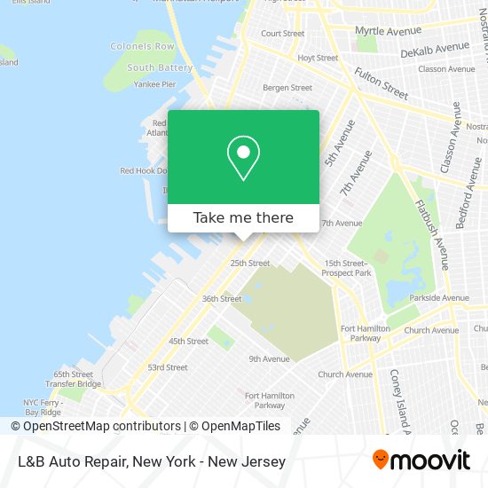 Mapa de L&B Auto Repair