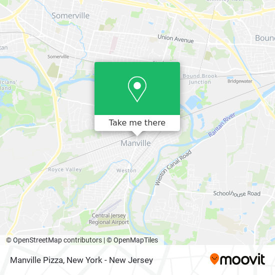 Mapa de Manville Pizza