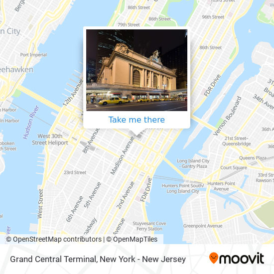 Grand Central Terminal map