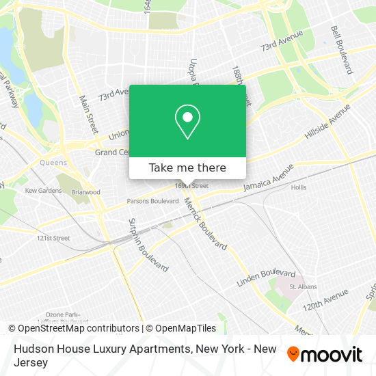 Mapa de Hudson House Luxury Apartments