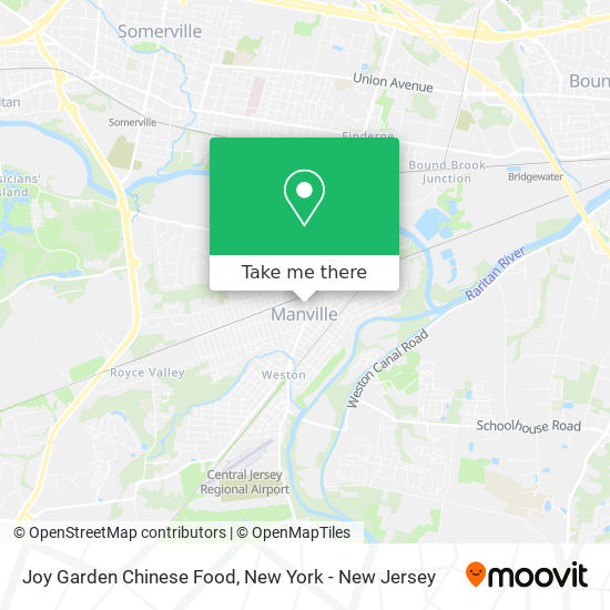 Mapa de Joy Garden Chinese Food