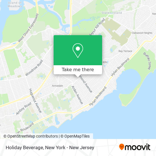 Holiday Beverage map