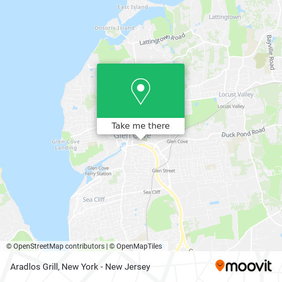 Aradlos Grill map