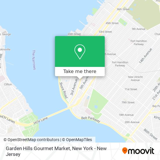 Mapa de Garden Hills Gourmet Market