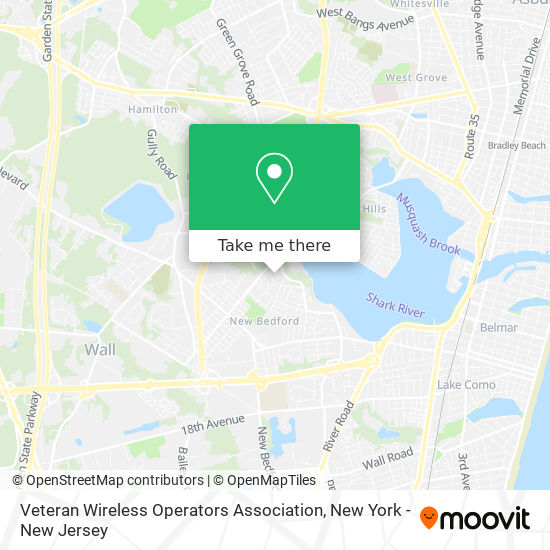 Mapa de Veteran Wireless Operators Association