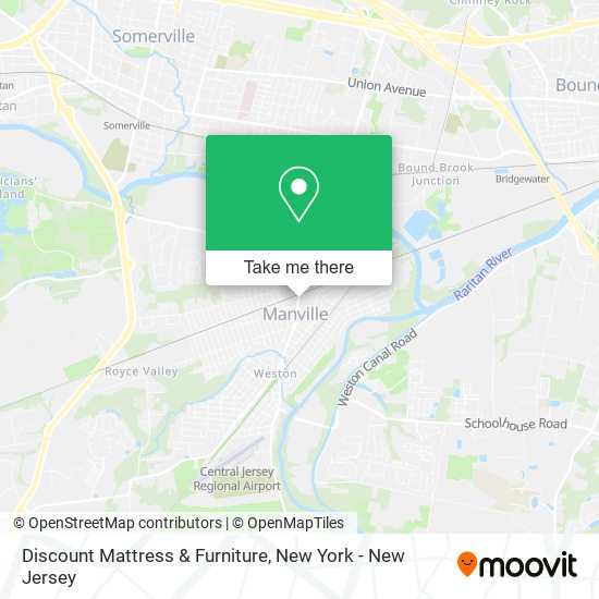 Mapa de Discount Mattress & Furniture