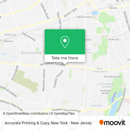 Mapa de Accurate Printing & Copy