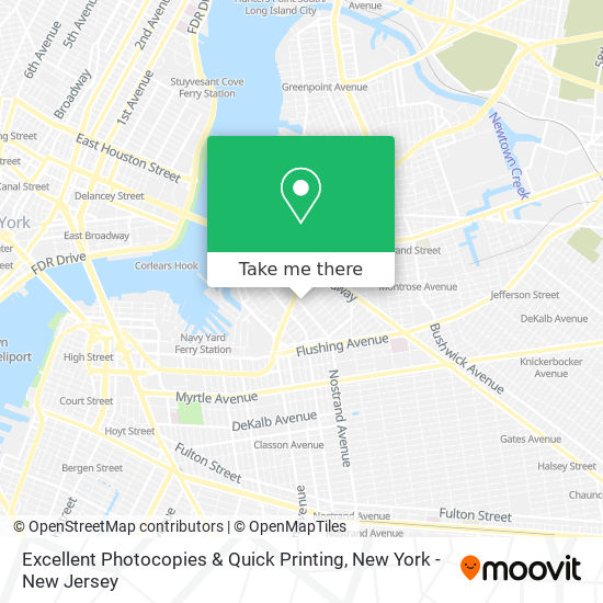 Excellent Photocopies & Quick Printing map