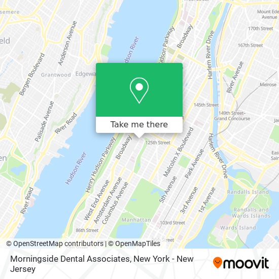 Mapa de Morningside Dental Associates