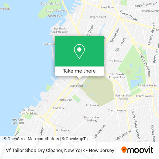 Vf Tailor Shop Dry Cleaner map