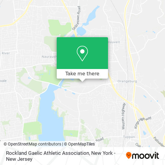 Mapa de Rockland Gaelic Athletic Association