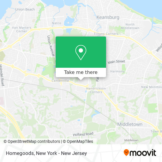 Homegoods map